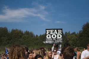I don't fear God, I do fear the fact that you are allowed to vote.